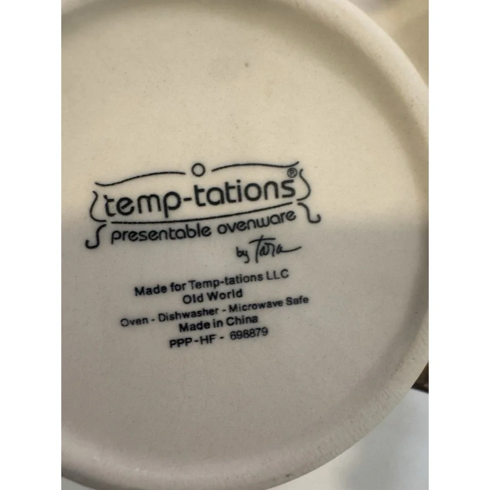 Temp-tations Ovenware By Tara Old World Muffin Cup Cake Pan W Rack Vintage